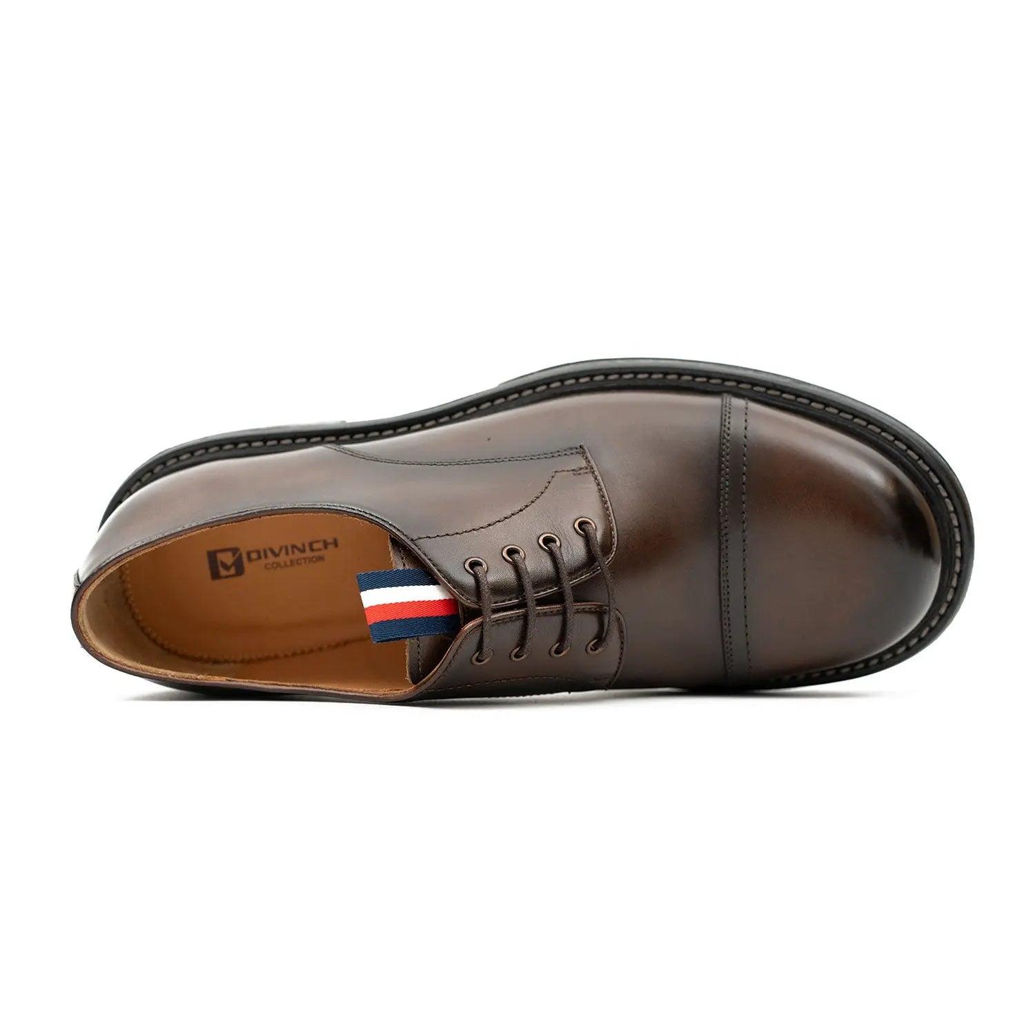 Classic Brown Cap-Toe Derby