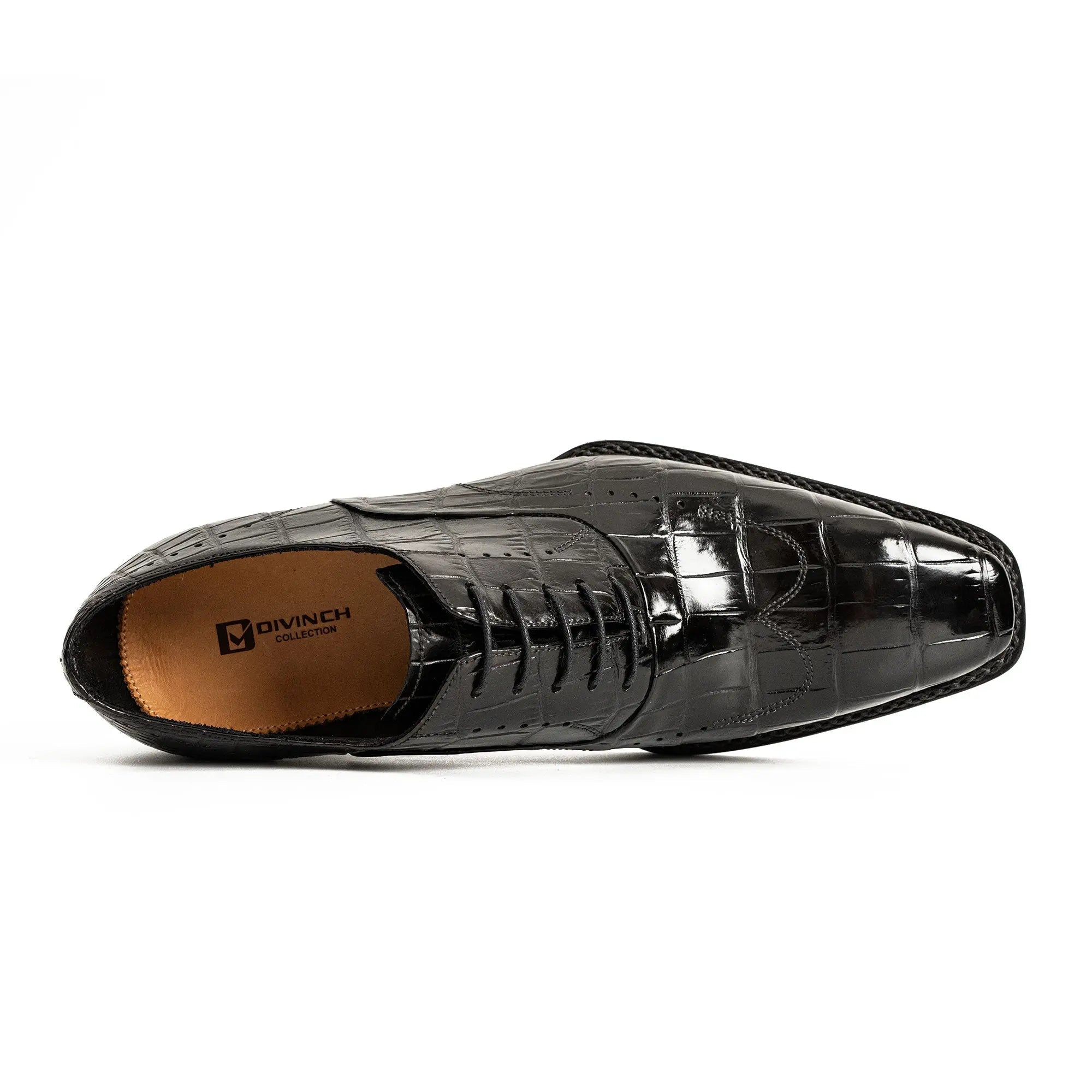 Black Crocodile Norwegian Oxford