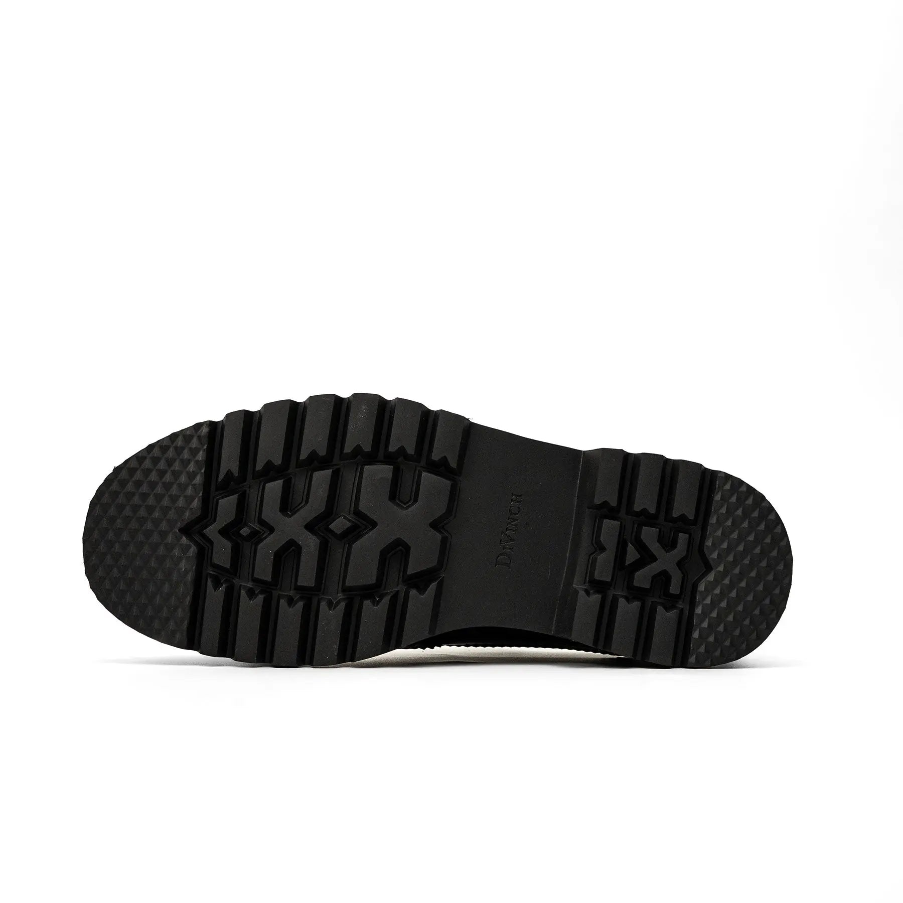 Black Brogue Lug-Sole Derby