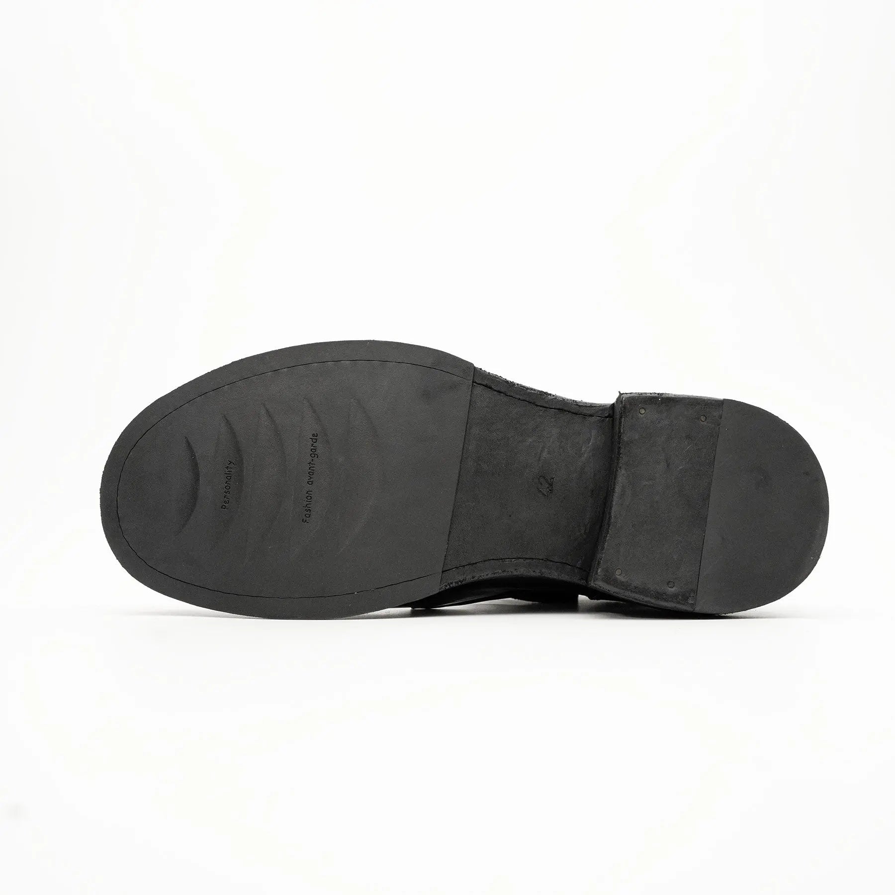 Black Horsehide Chukka Combat Boots