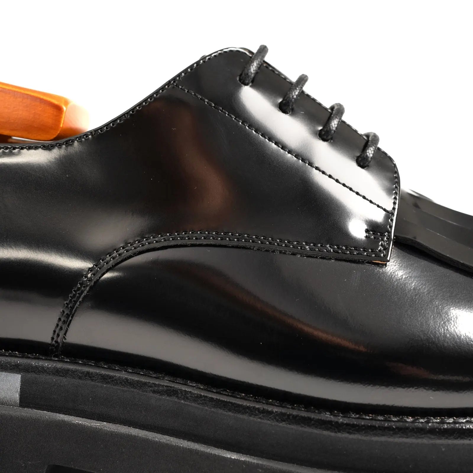 Black Fringe Platform Derby
