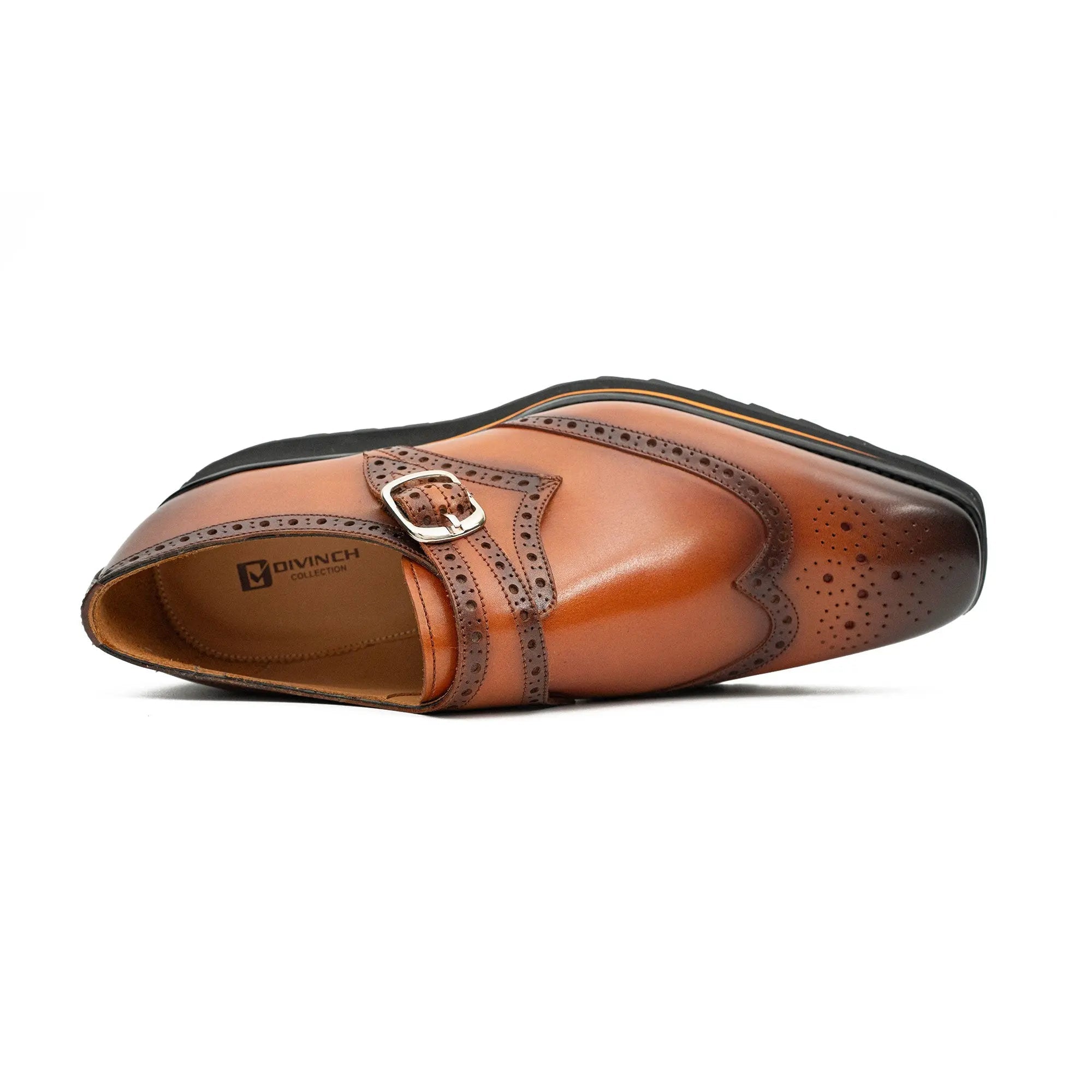 Brown Single Monk Strap