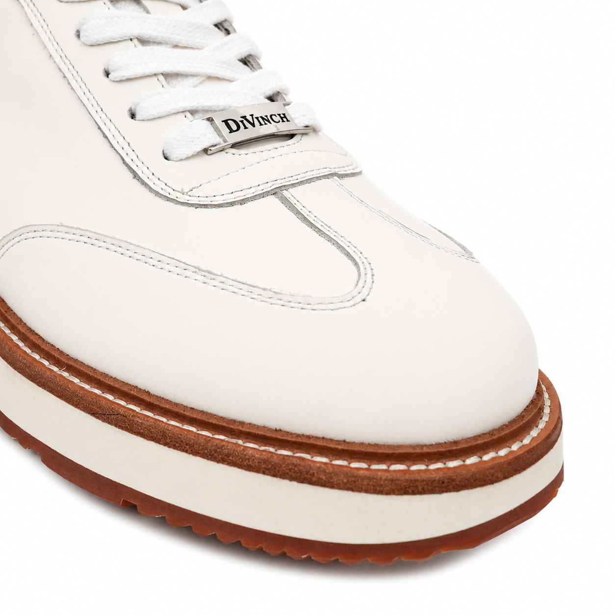 Ivory Platform Derby Sneaker