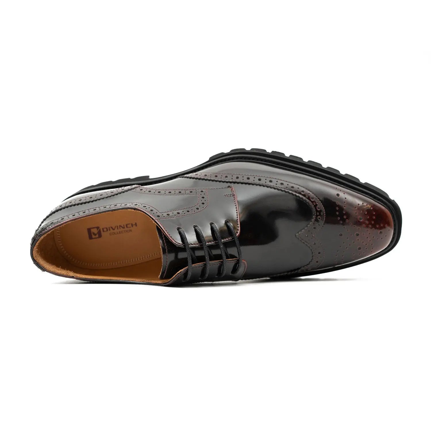 Burgundy Lug Sole Derby