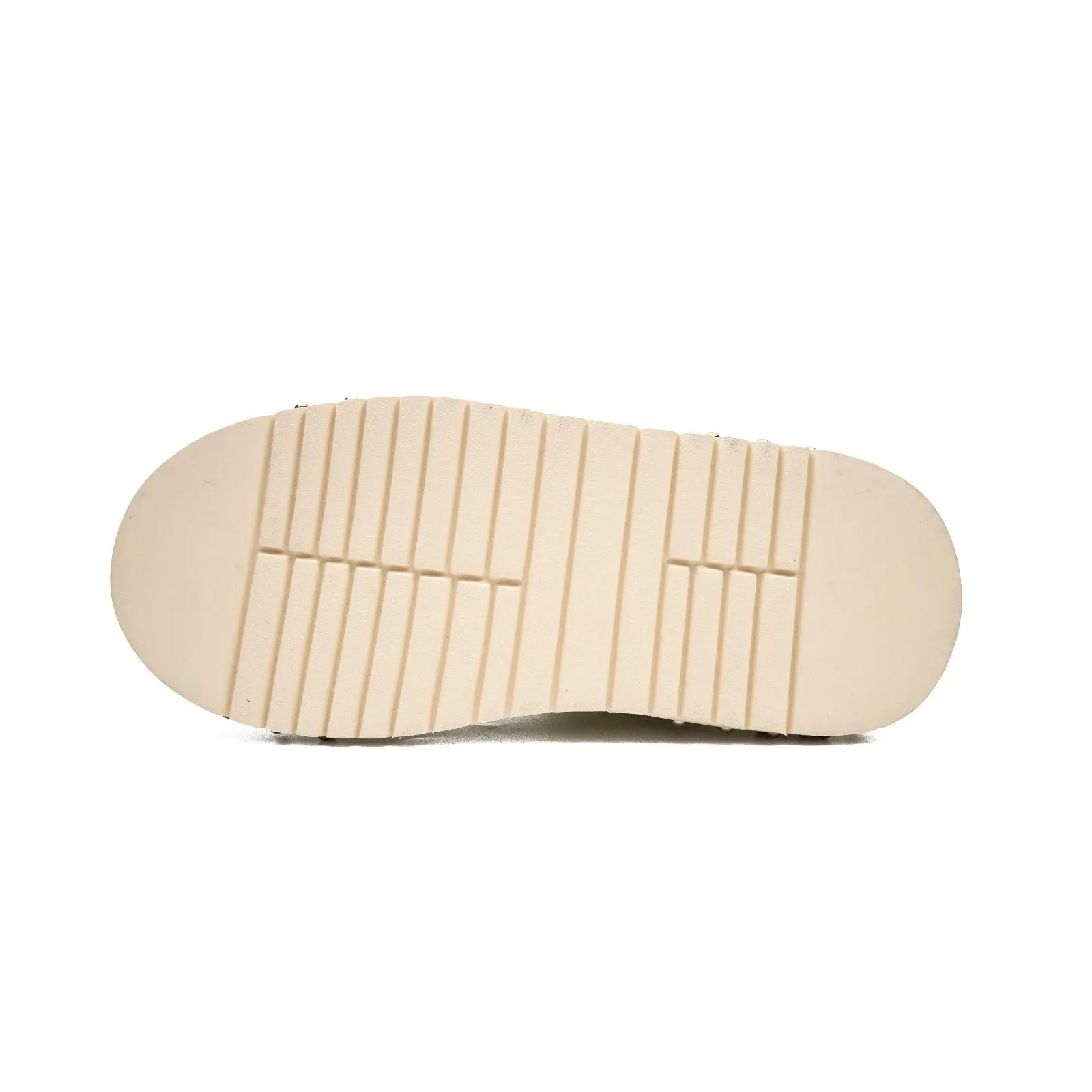 Ivory Studded Platform Sneaker