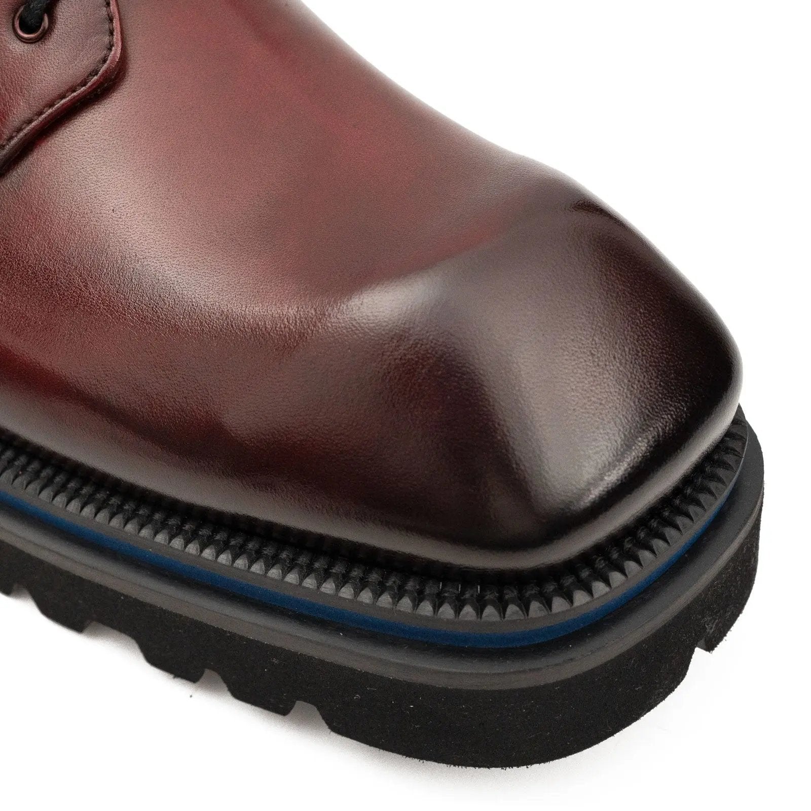 Burgundy Lug Sole Derby