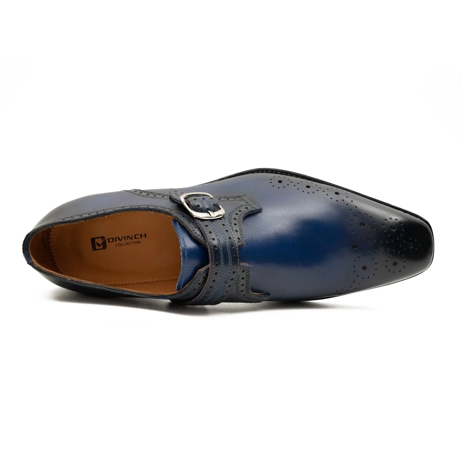 Midnight Blue Monk Strap