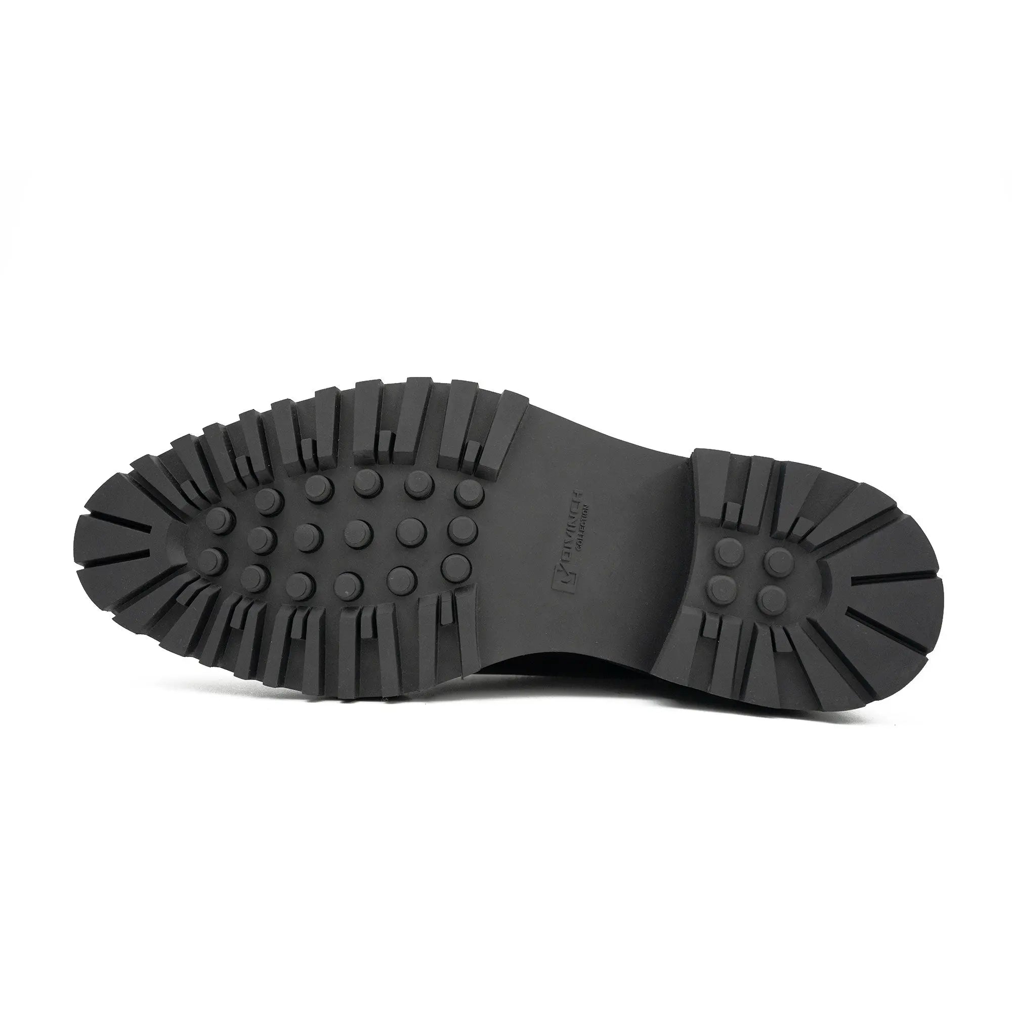 Polished Dark Derby with Lug Sole