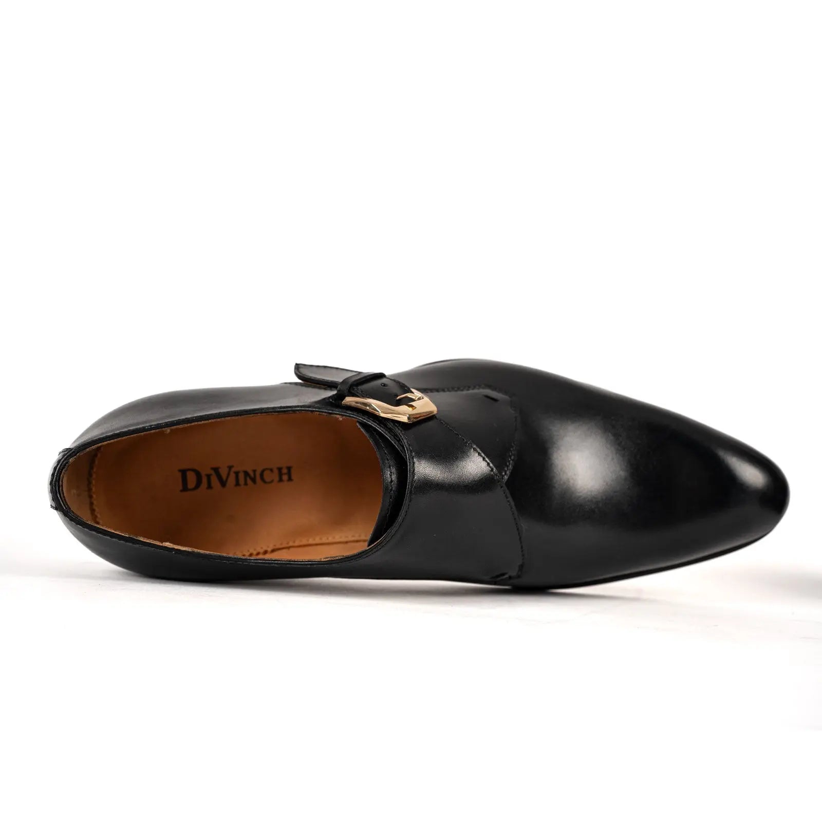 Black Single Monk Oxford