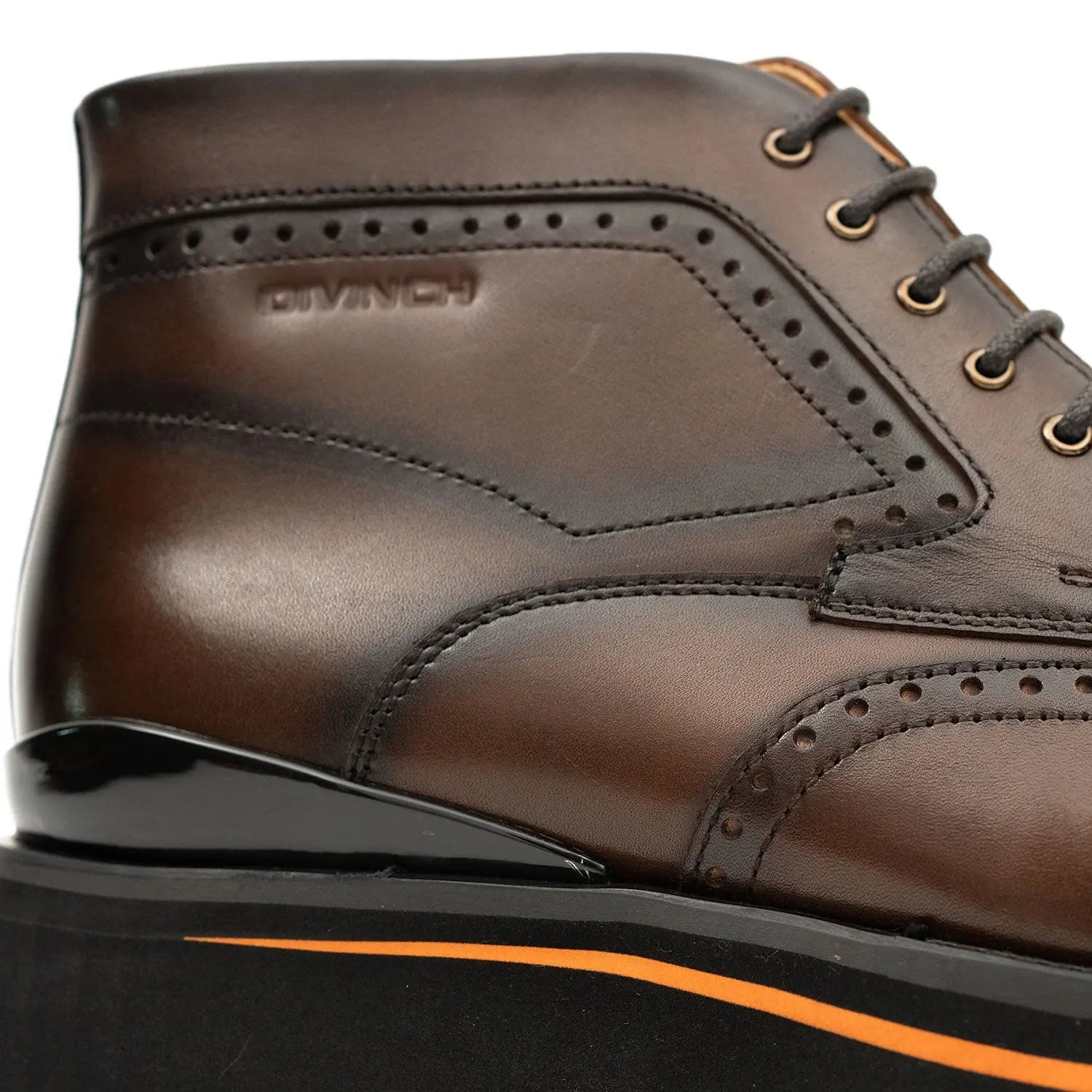 Brown Brogue Chukka Boot
