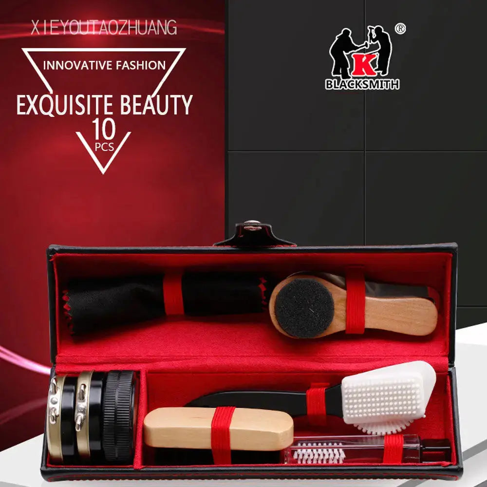 Two sets of Luxury Leather Shoe Care Kit