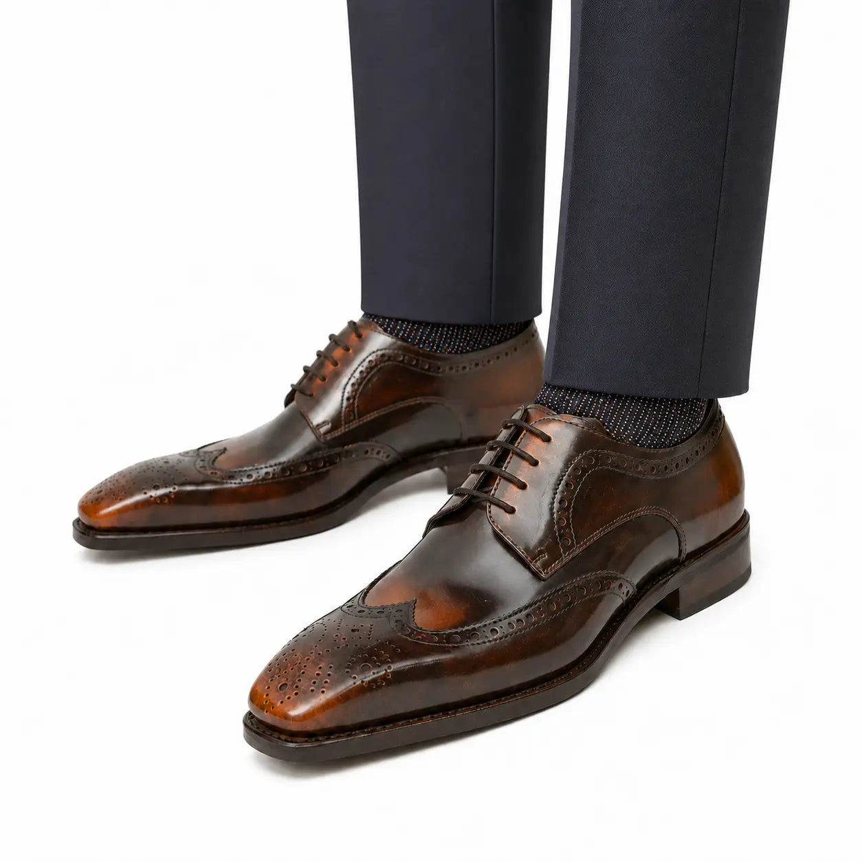 Antique Burnished Calf Derby
