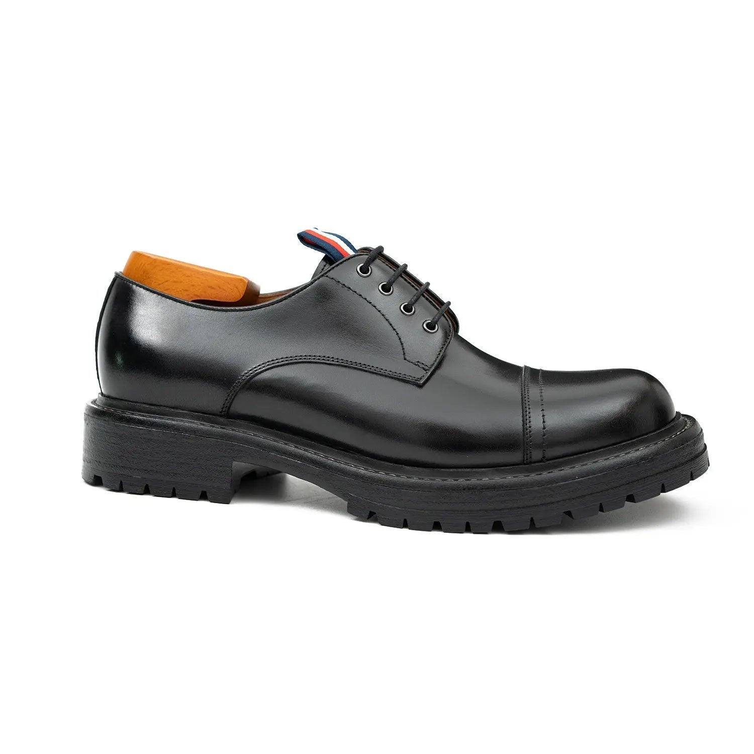 Black Lug Sole Derby