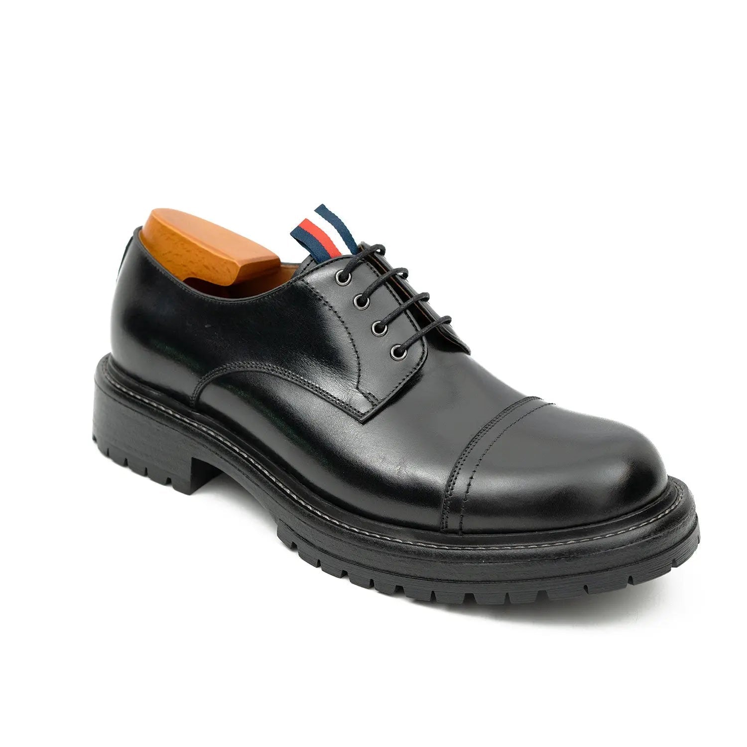 Black Lug Sole Derby