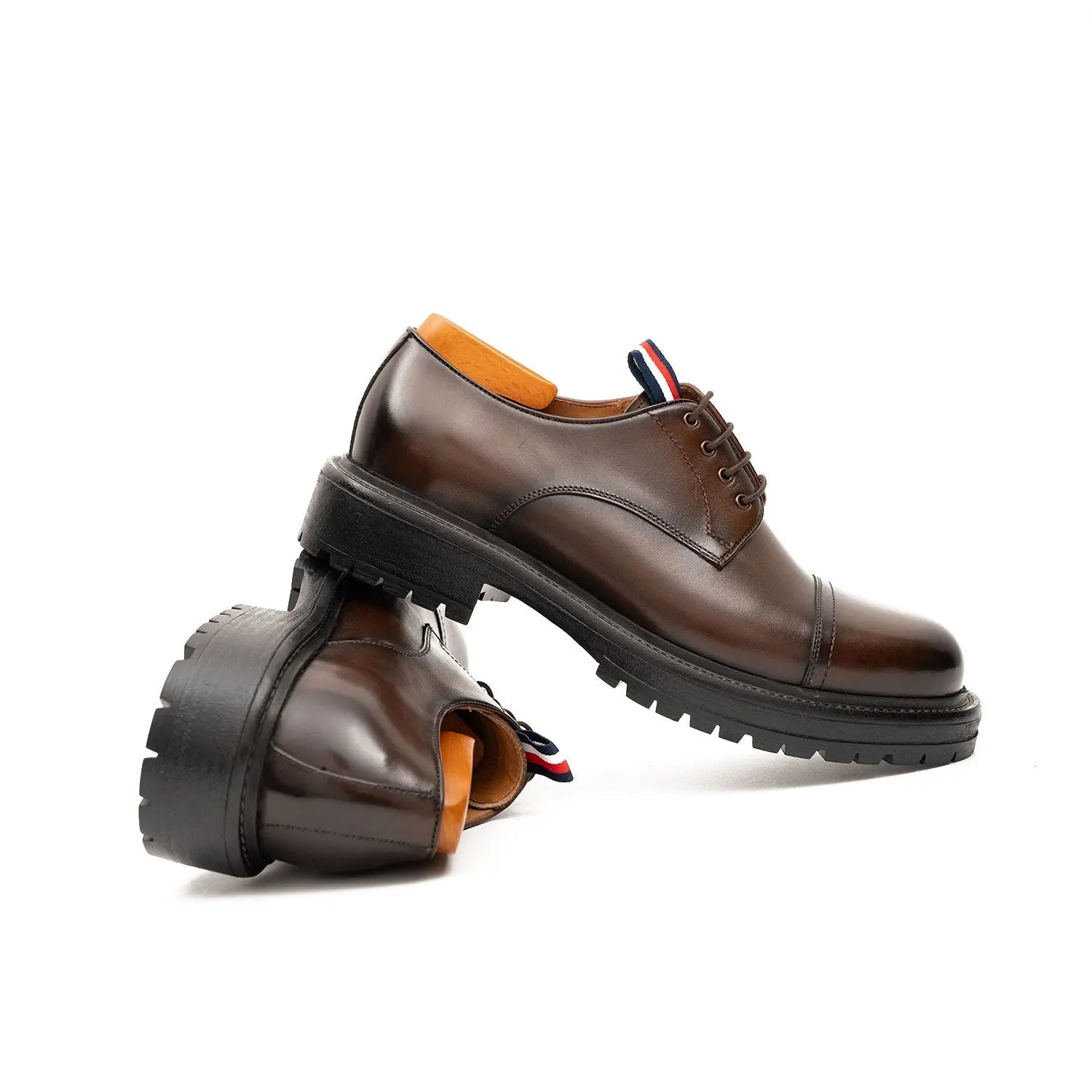 Classic Brown Cap-Toe Derby