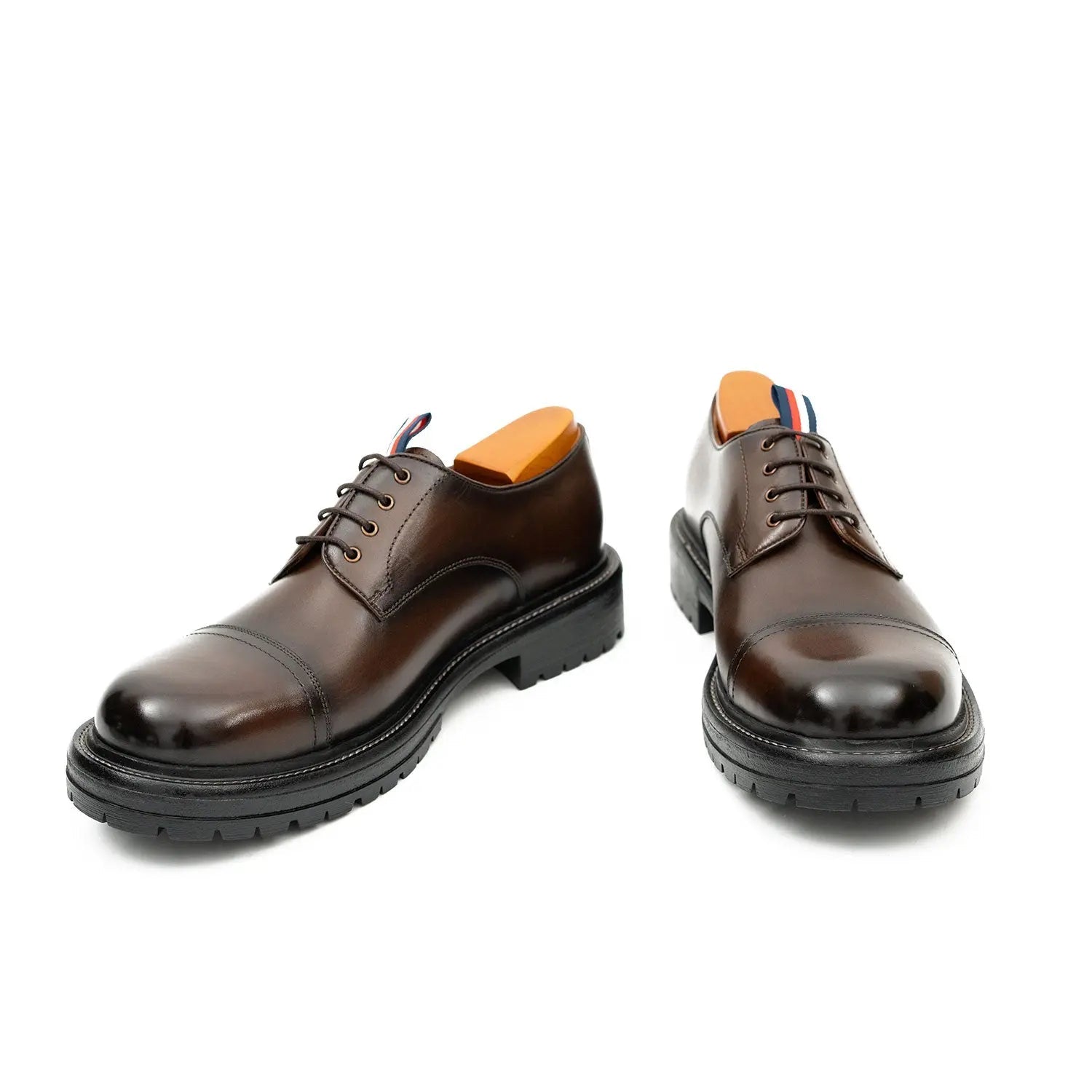Classic Brown Cap-Toe Derby