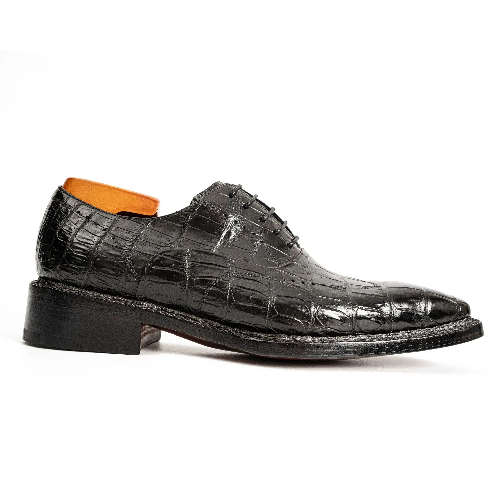 Black Crocodile Norwegian Oxford