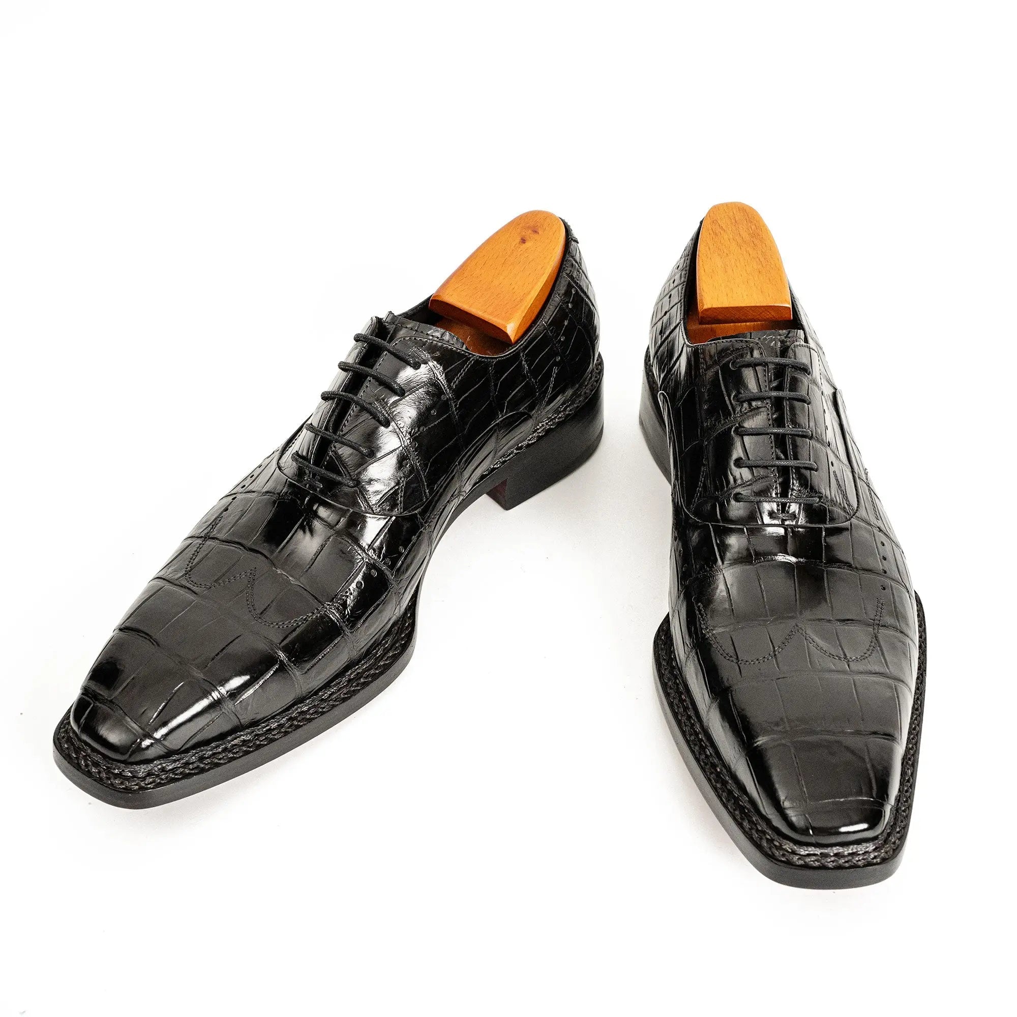 Black Crocodile Norwegian Oxford