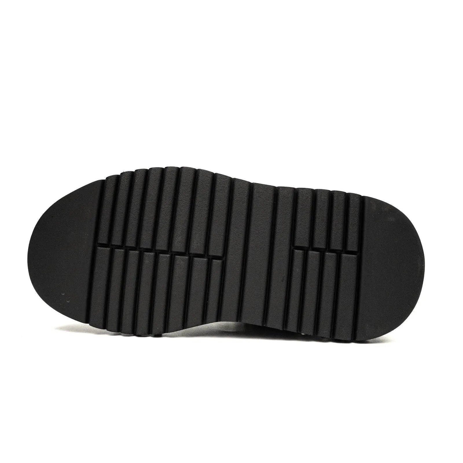 Black Studded Platform Sneaker