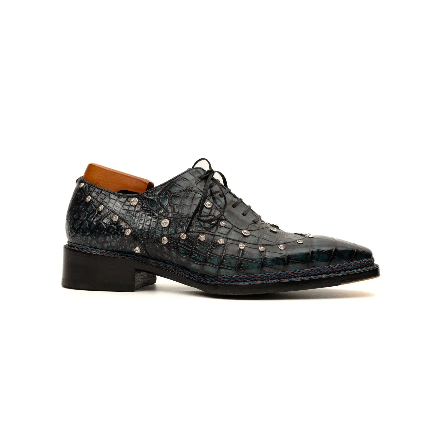 Studded Crocodile Norwegian Oxford