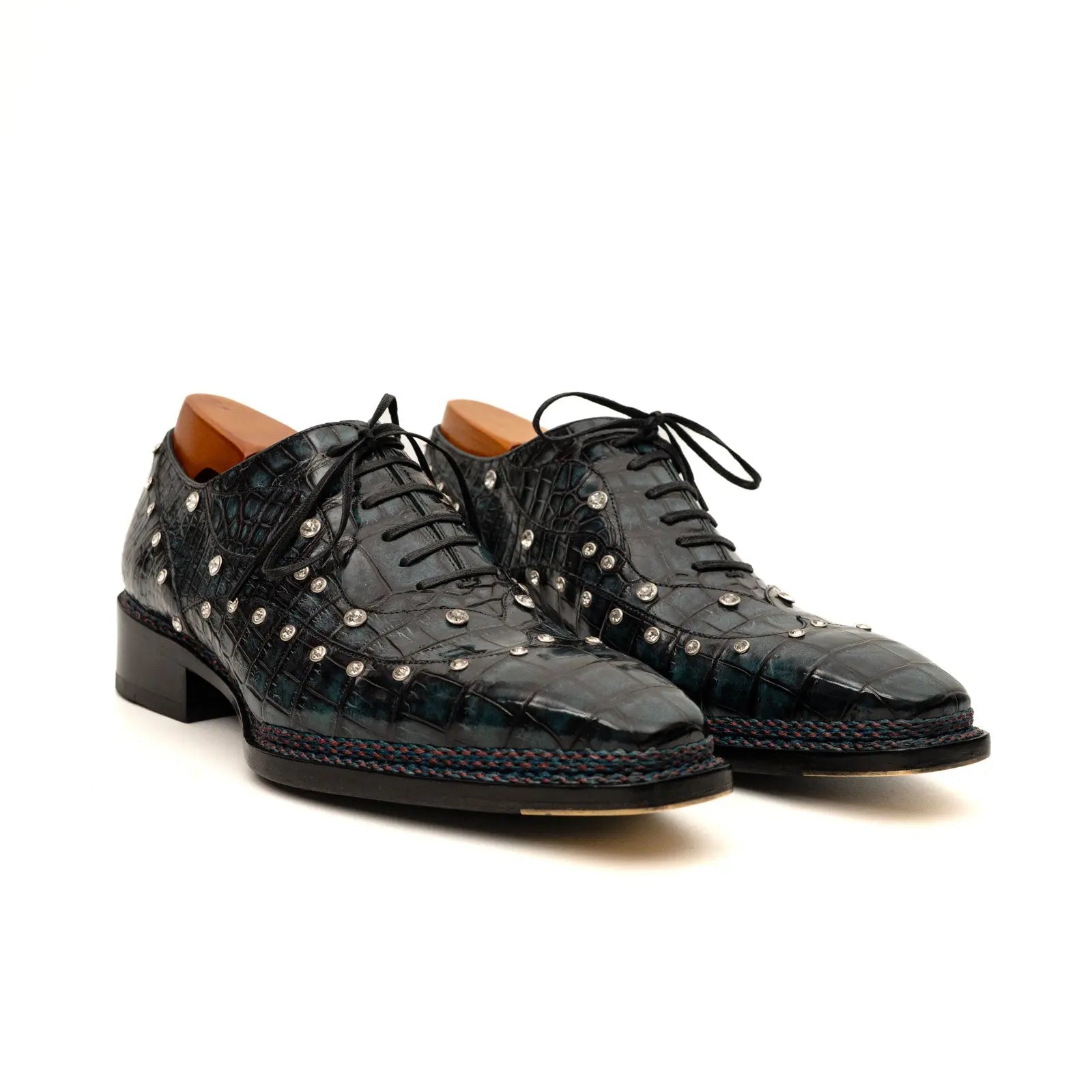 Studded Crocodile Norwegian Oxford