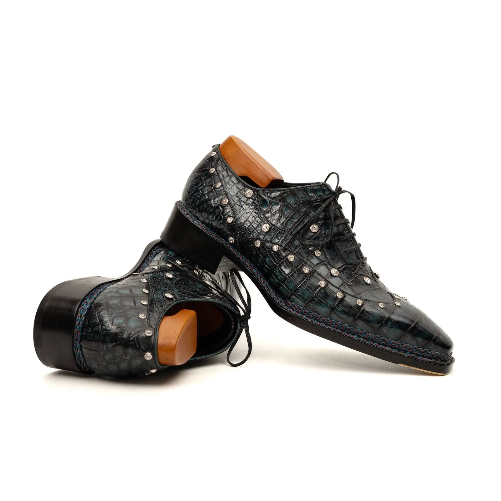 Studded Crocodile Norwegian Oxford