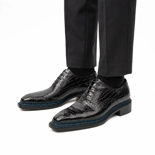 Black Crocodile Oxford