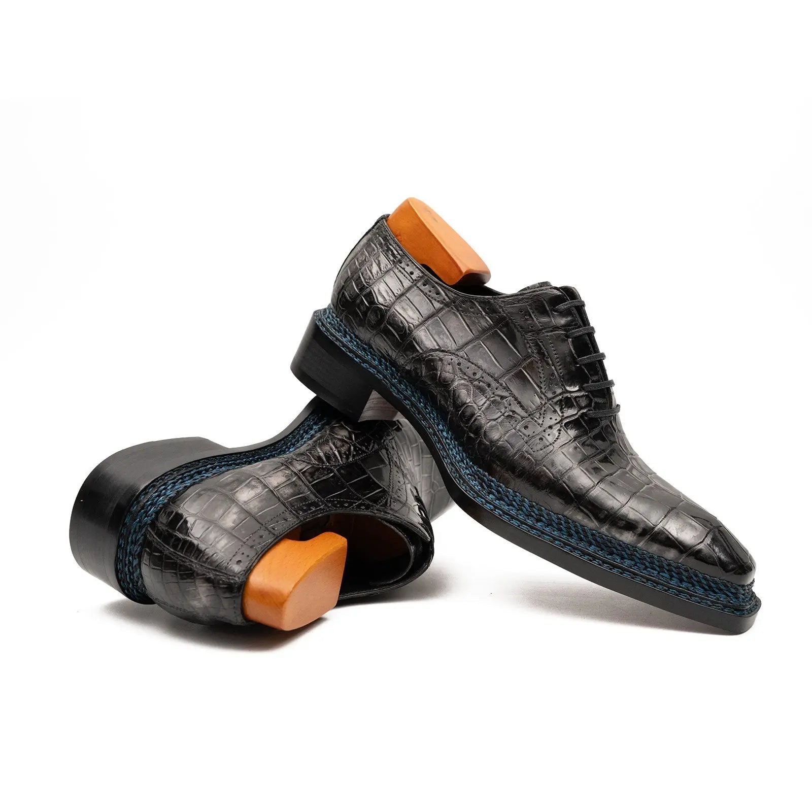 Black Crocodile Oxford
