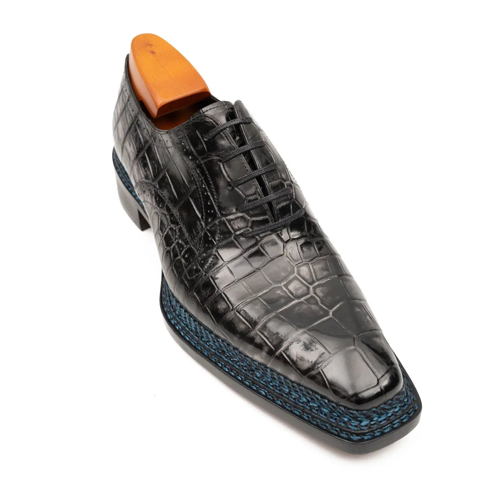 Black Crocodile Oxford