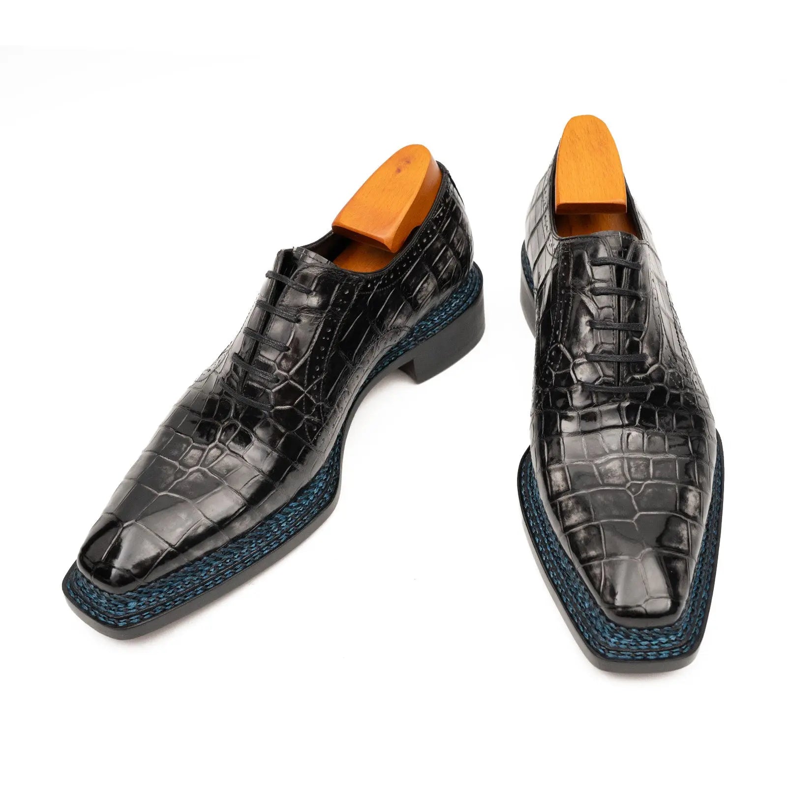 Black Crocodile Oxford