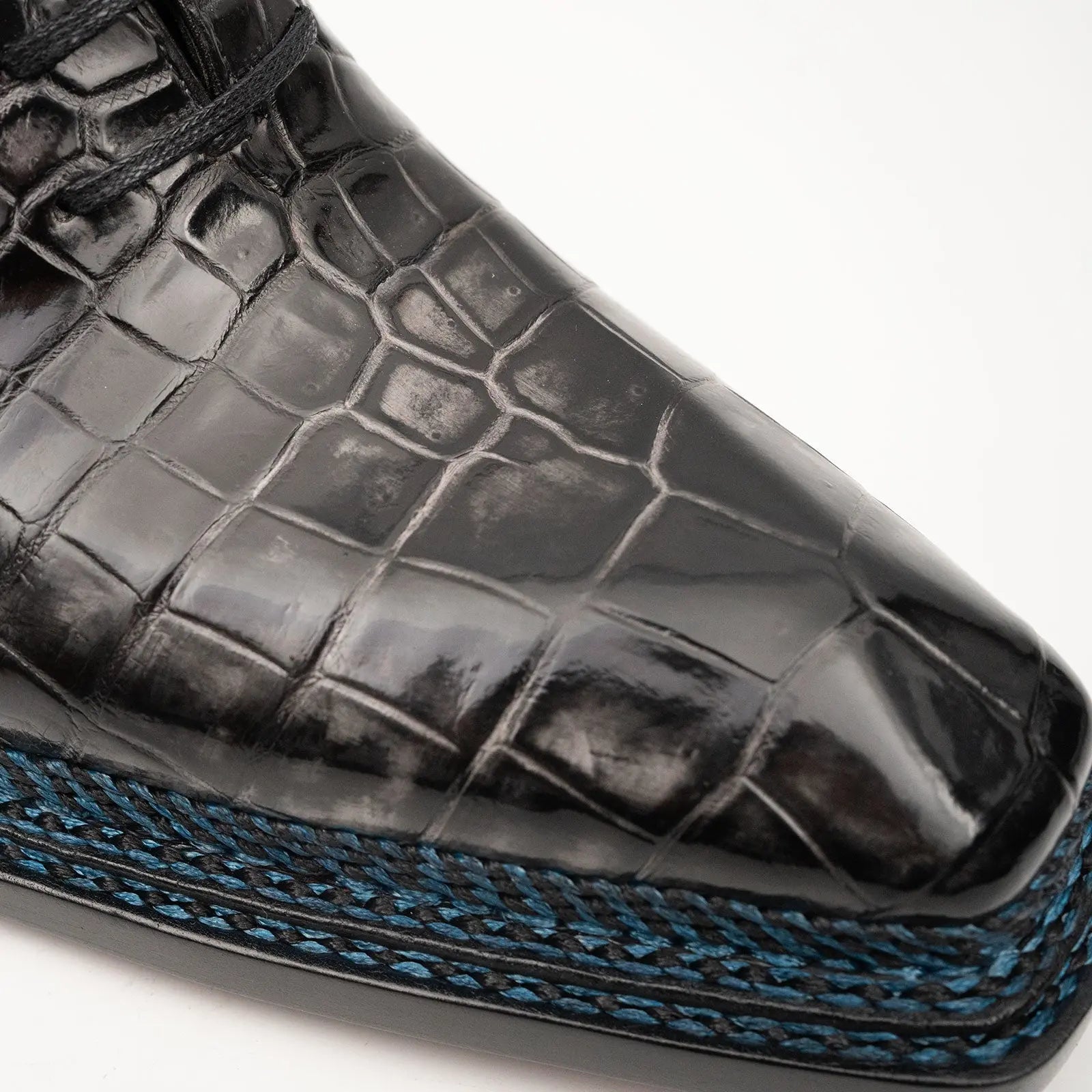 Black Crocodile Oxford