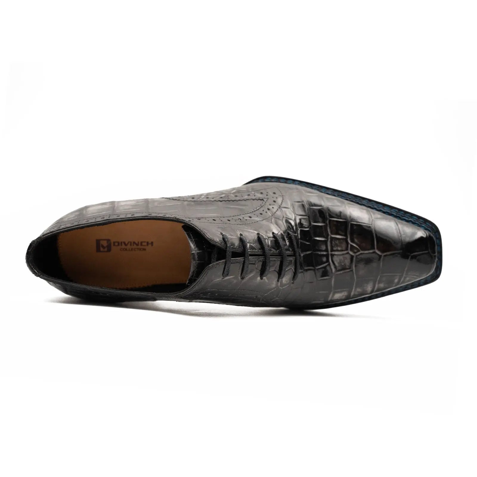 Black Crocodile Oxford