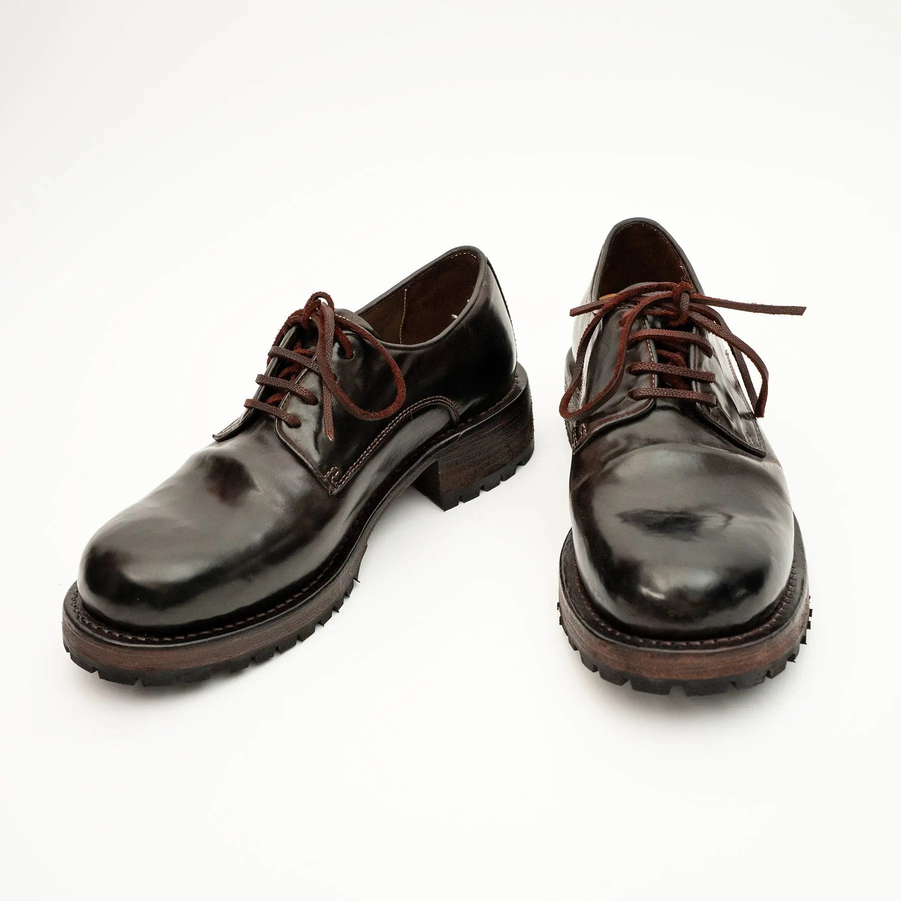 Dark Espresso Horsehide Lug Sole Derby