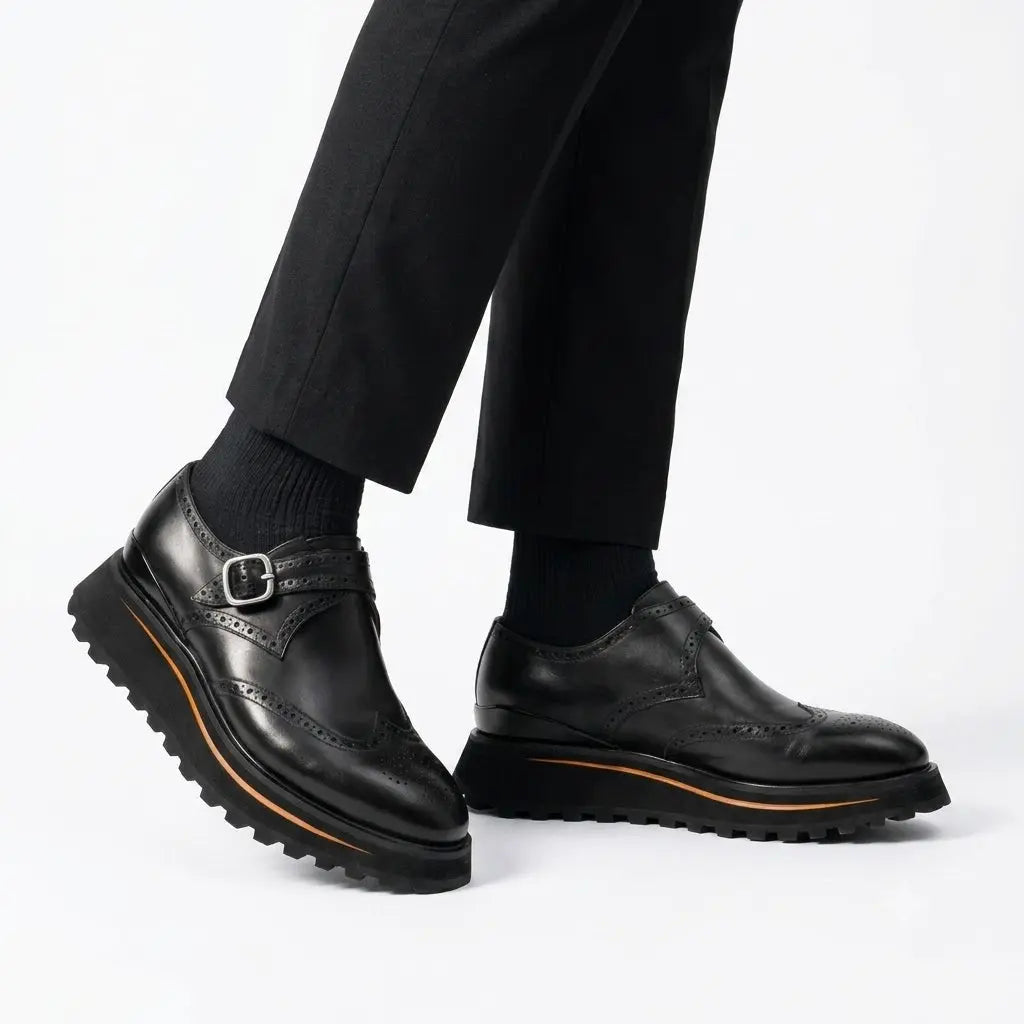 Black Lug Monk Derby
