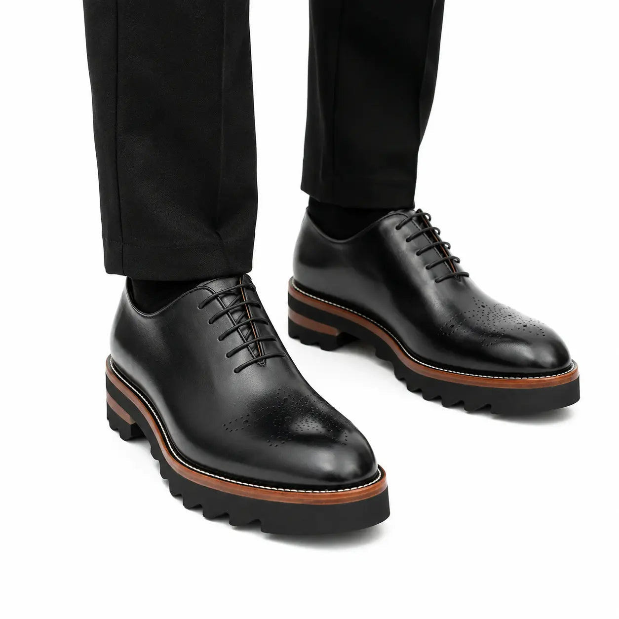 Black Lug Sole Oxford