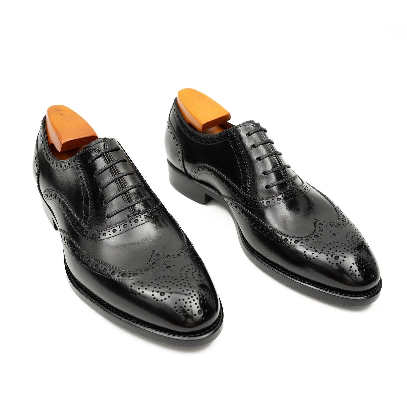 Black Wingtip Oxford Brogues