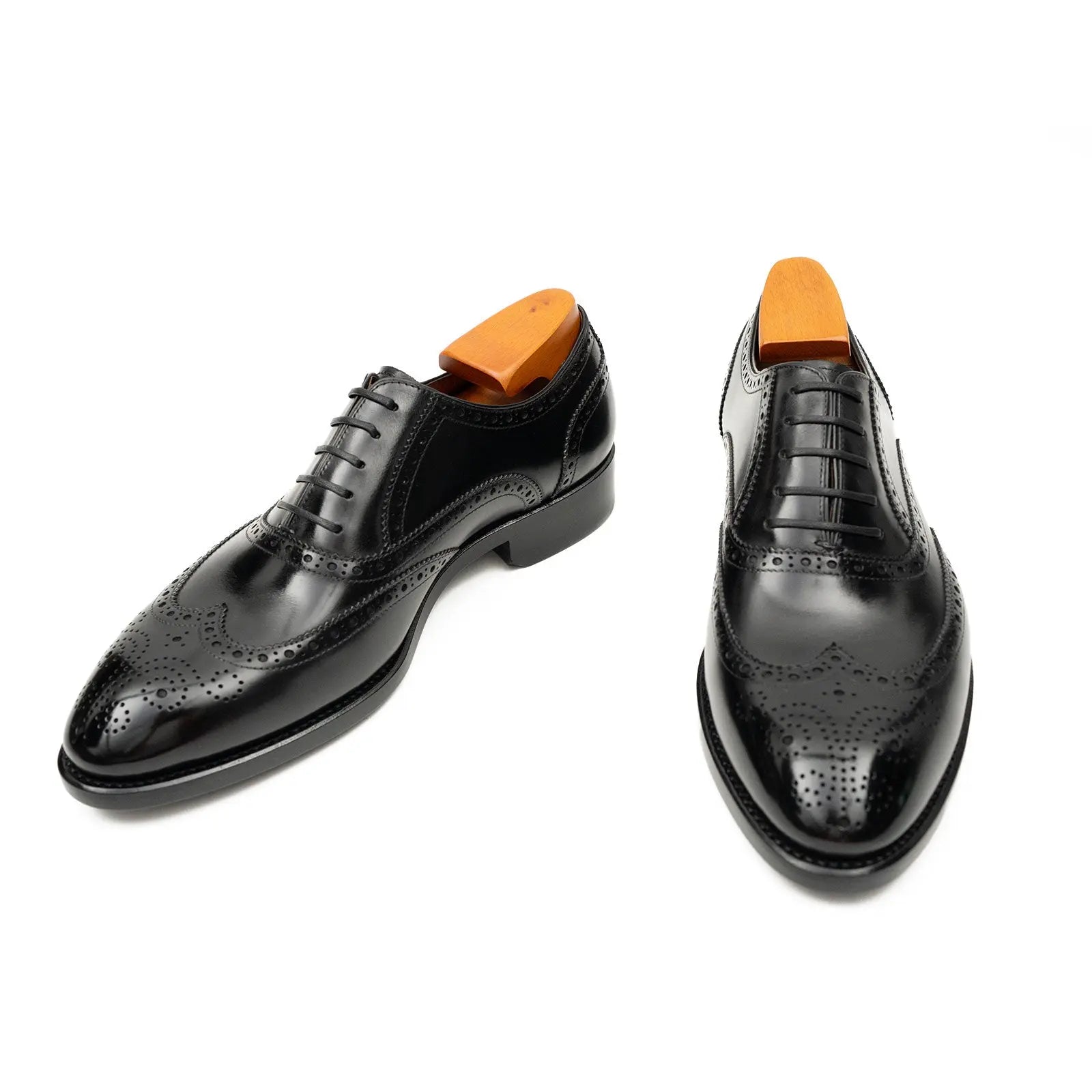 Black Wingtip Oxford Brogues