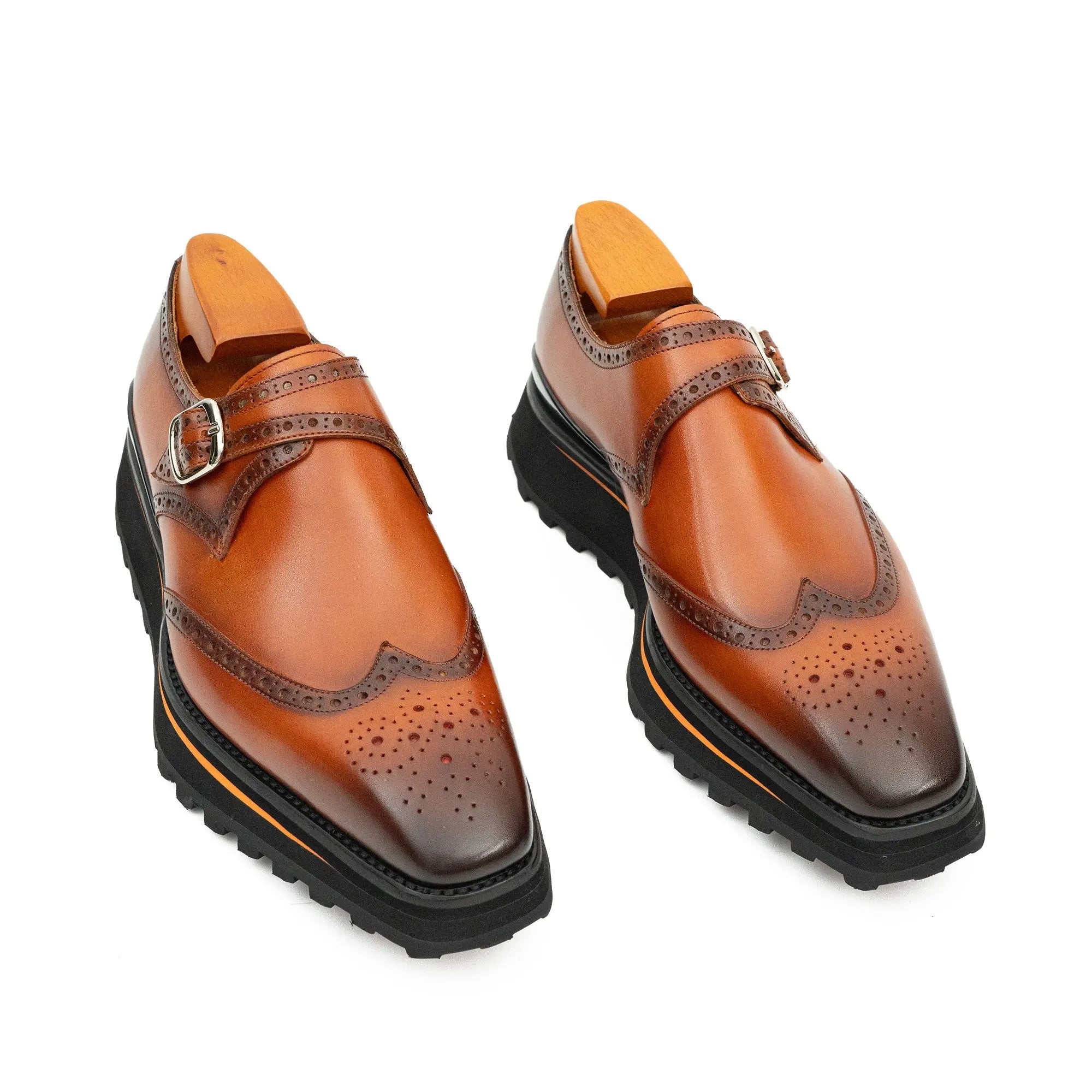 Brown Single Monk Strap