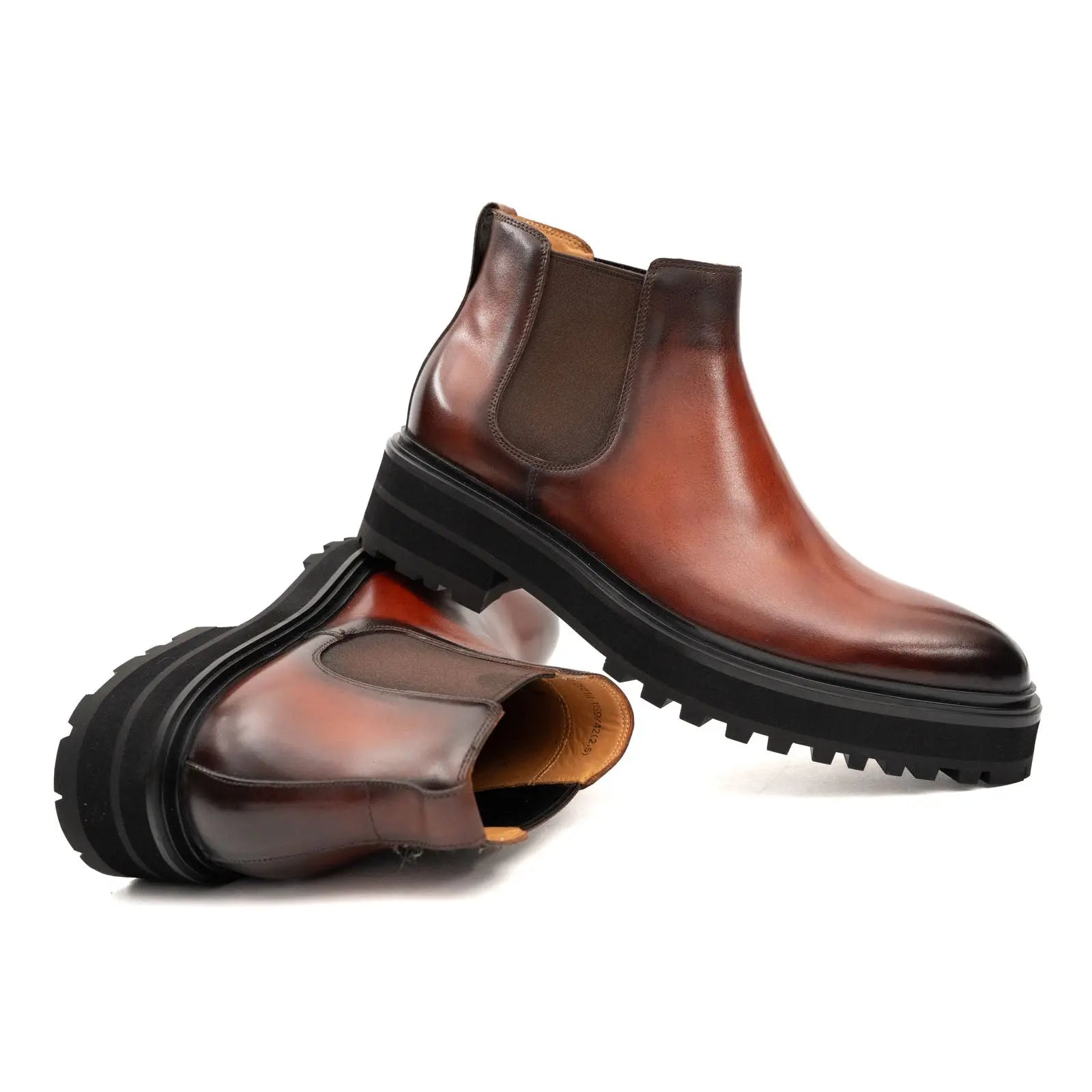 Burnished Chelsea Lug Boot