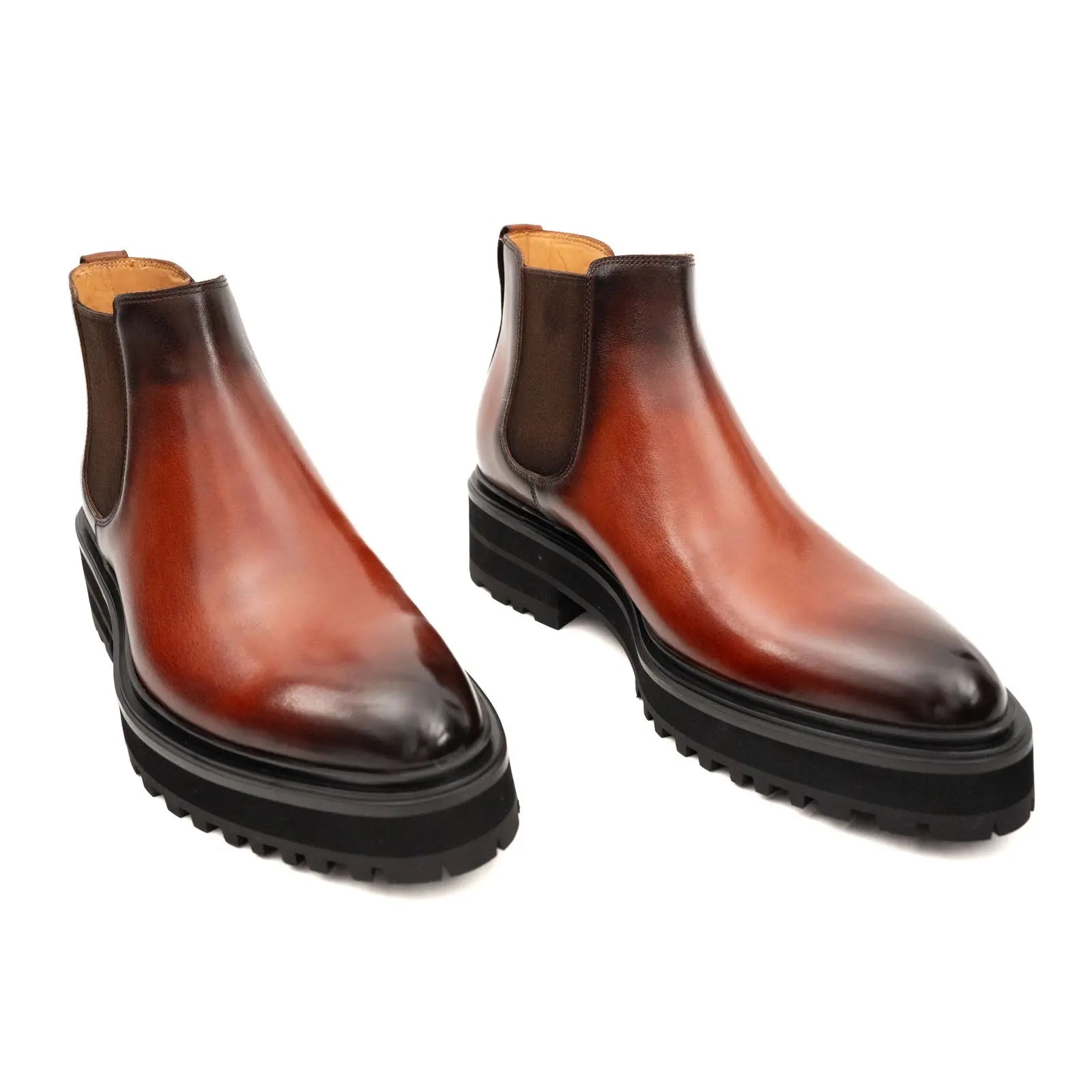 Burnished Chelsea Lug Boot