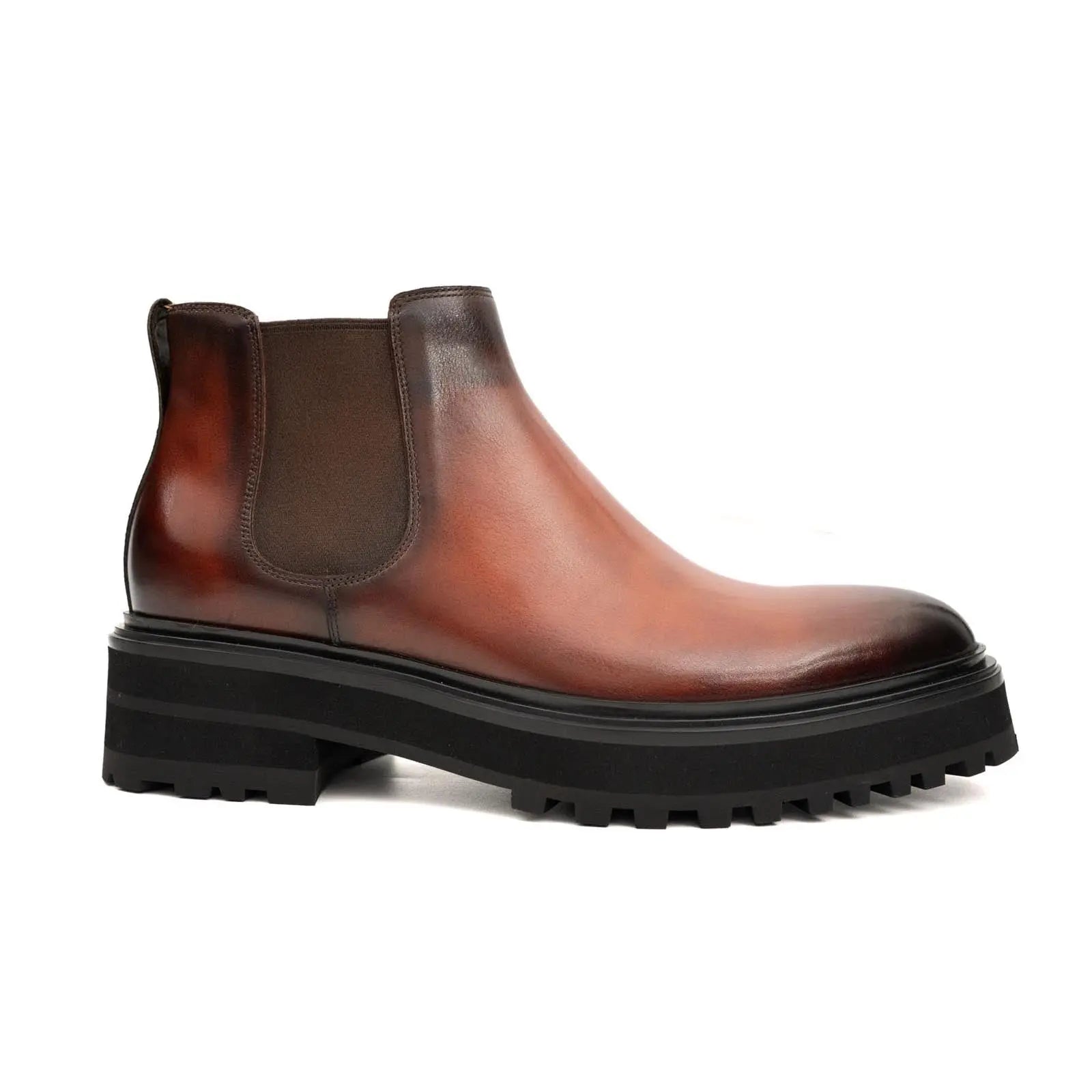 Burnished Chelsea Lug Boot