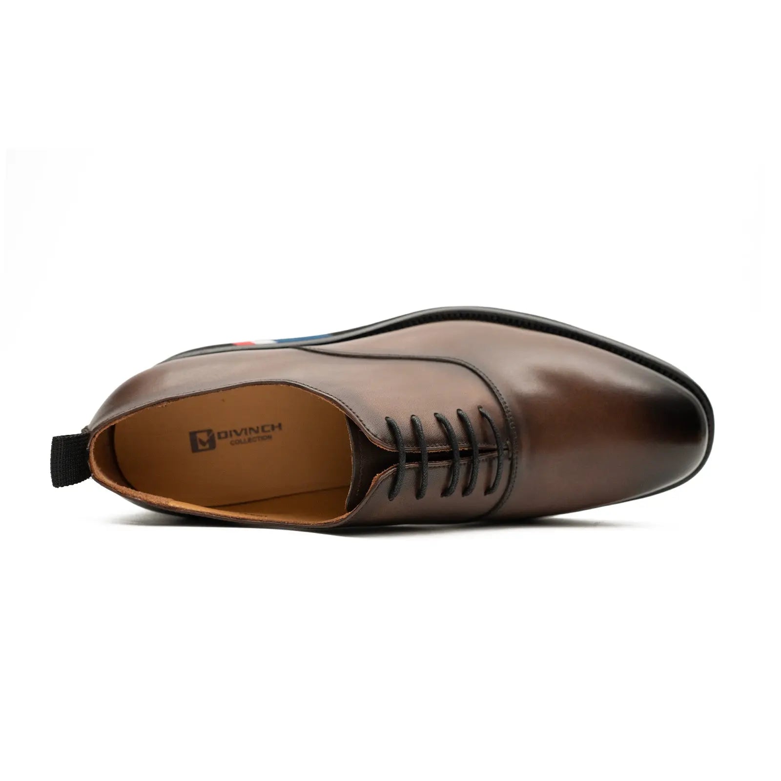 Brown Oxford with Black Sole