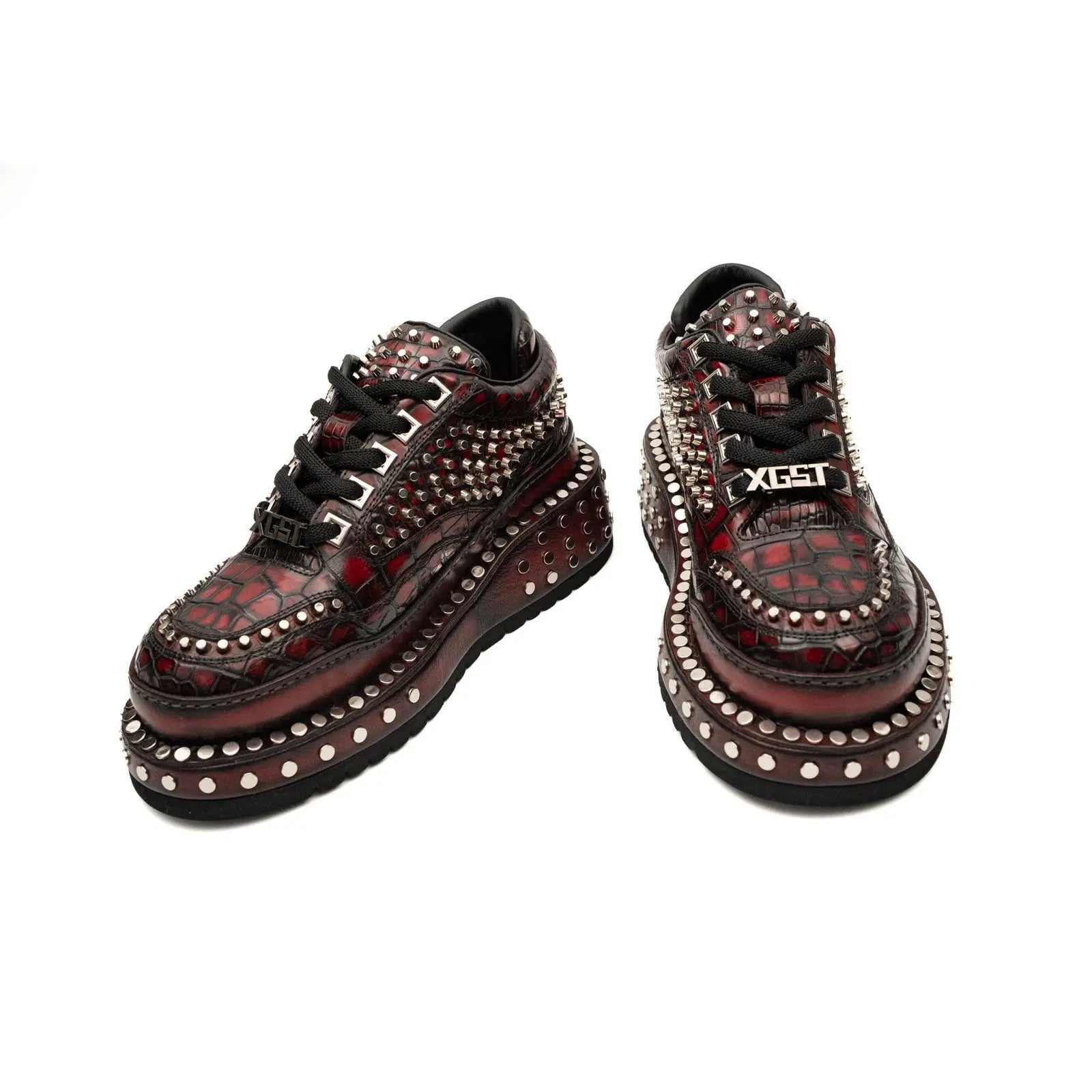 Studded Crocodile Luxury Sneaker