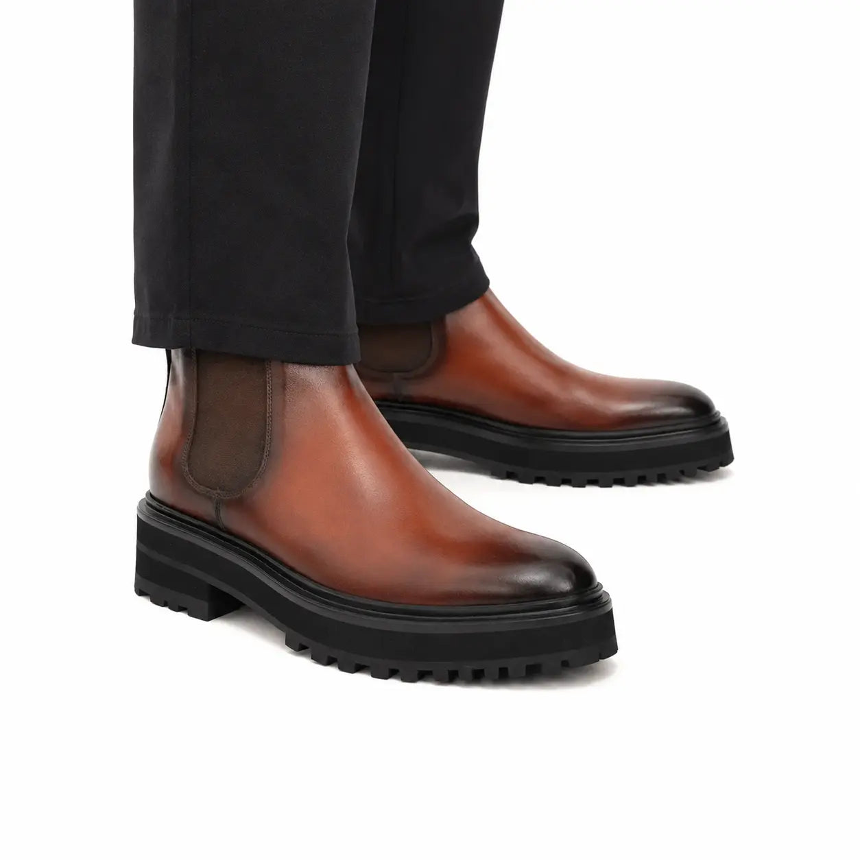 Burnished Chelsea Lug Boot