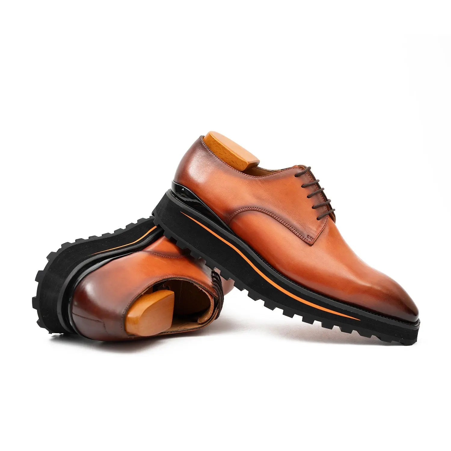 Walnut Lug Sole Derby