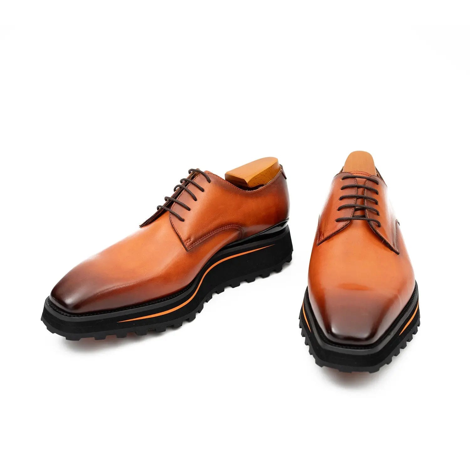 Walnut Lug Sole Derby
