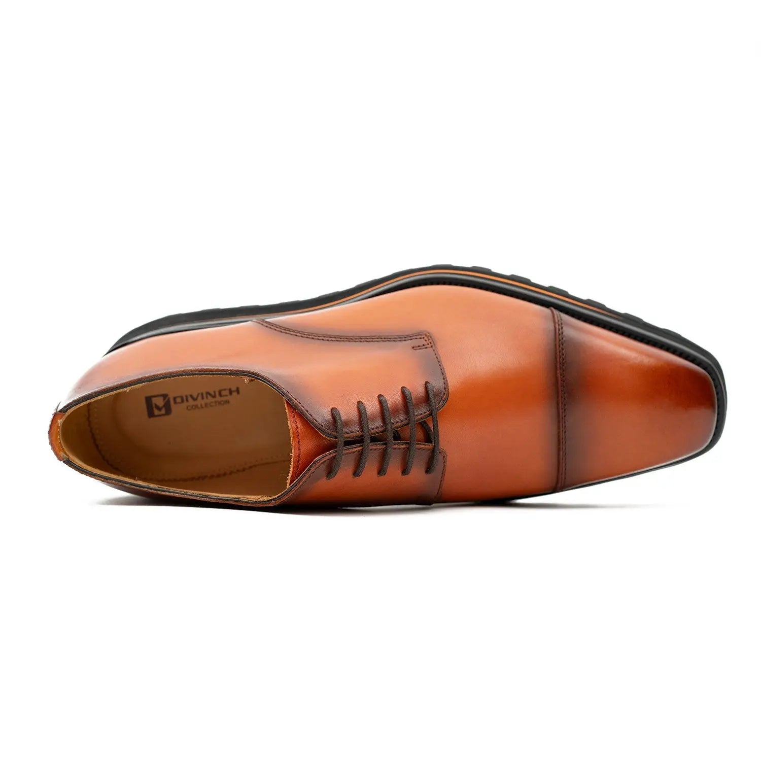 Amber Lug Sole Cap-Toe Derby