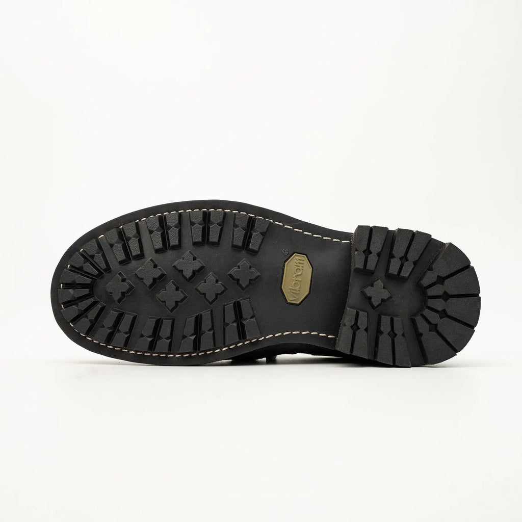Charcoal Washed Horse Leather Casual Shoe