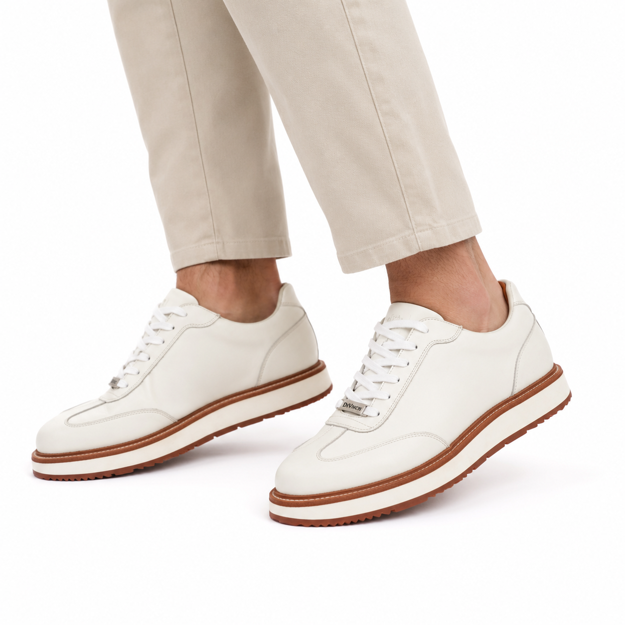 Ivory Platform Derby Sneaker