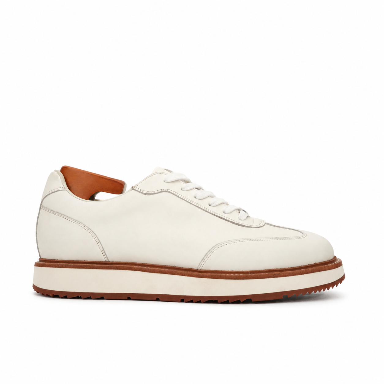 Ivory Platform Derby Sneaker